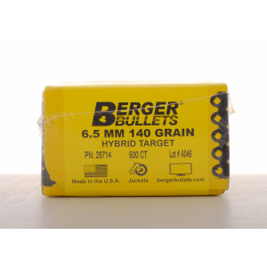 Berger 6.5mm 140gr Hybrid Target [500]