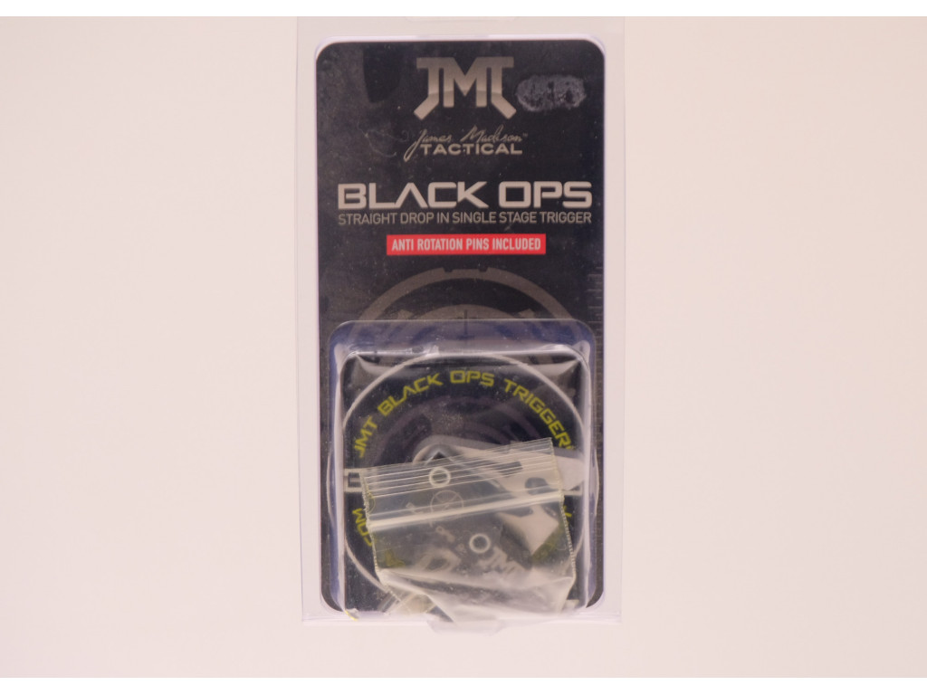 James Madison Tactical Black Ops Straight Drop In Single Stage Trigger With Anti Rotation Pins