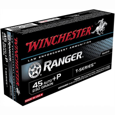 Winchester Ammunition, .45 ACP + P, 230 gr, Ranger, [50]