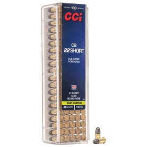 CCI Ammunition, CB .22 Short, 29 gr, Sub-Sonic [100]