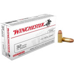 Winchester Ammunition, .32 ACP (7.65mm Browning), 71 gr, FMJ-FP [50]