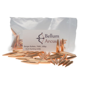 Berger 7mm, 168 gr, VLD Hunting, Bullets [100]