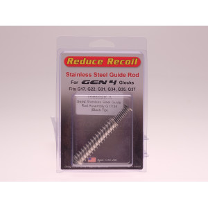 GlockStore Tungsten Stainless Steel Guide Rod Assembly For Gen 4 Glock 17/34, BLK