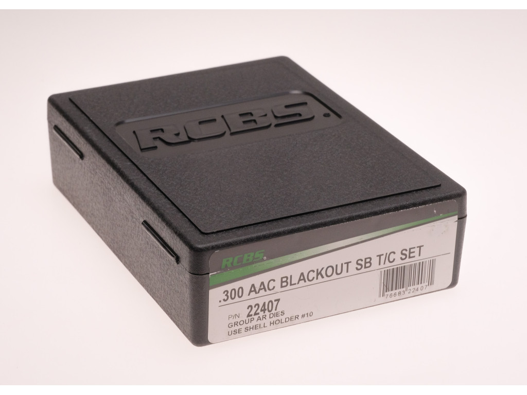 RCBS Reloading Equipment 300AAC Blackout SB T/C Set