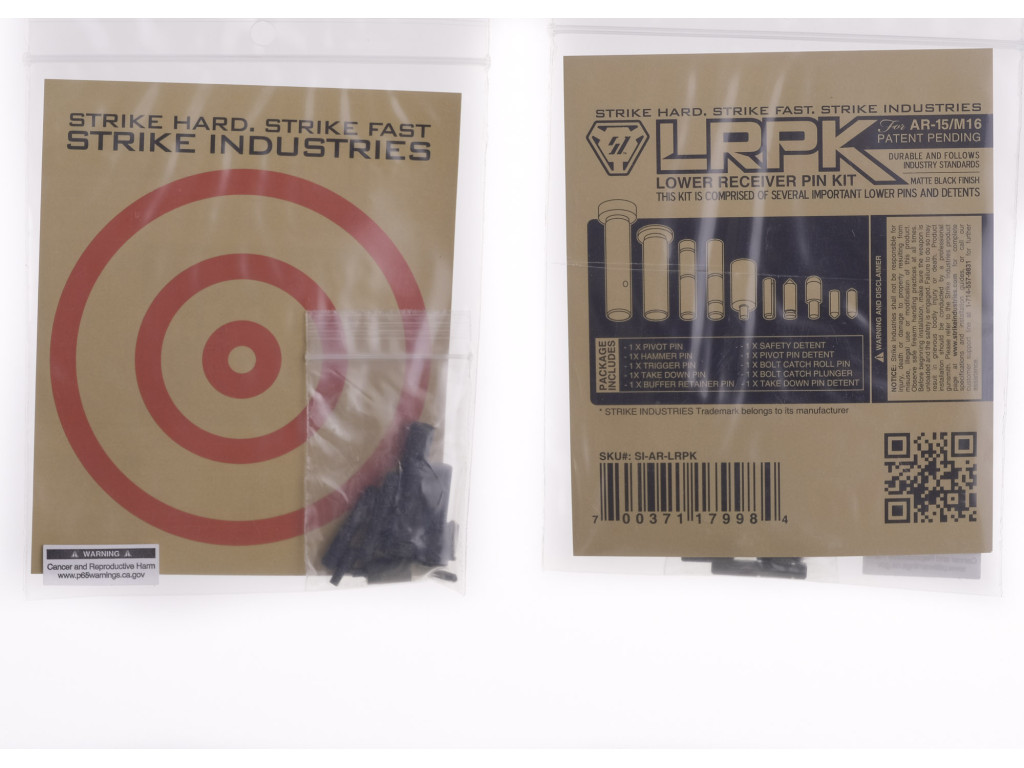 Strike Industries Lower Receiver Pin Kit