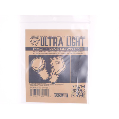 Strike Industries Ultra Light Pivot/Takedown Pins, BLK