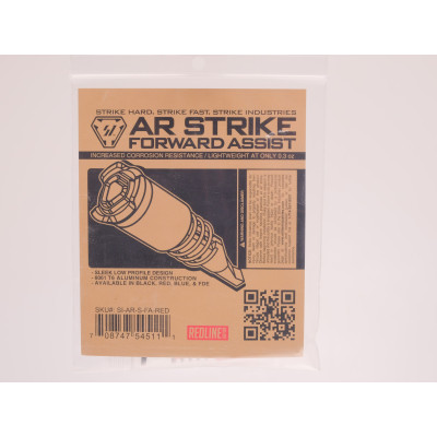 Strike Industries AR-15, Forward Assist Red
