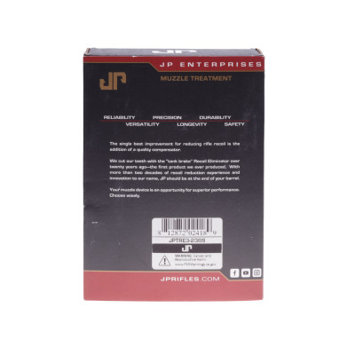 JP Enterprises 3-Port Compensator, 9 mm, 1/2-36, Stainless Steel