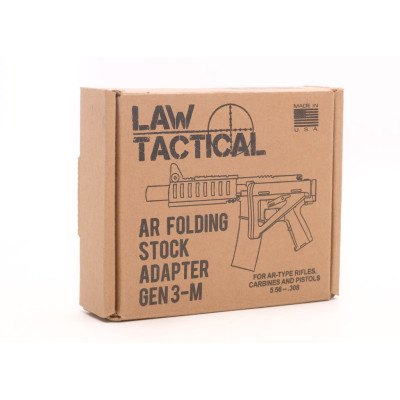 Law Tactical AR-15-M16, Folding Stock Adapter, Gen3-M, FDE