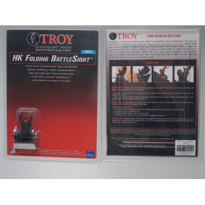 Troy Industries Front Sight, Folding HK Style, Black