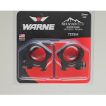 Warne Mountain Tech, Scope Rings, 30mm, Light Weight 