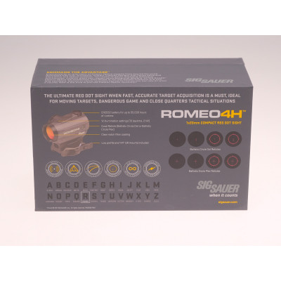 Sig Sauer Romeo4H 1x120mm, Compact Red Dot Sight