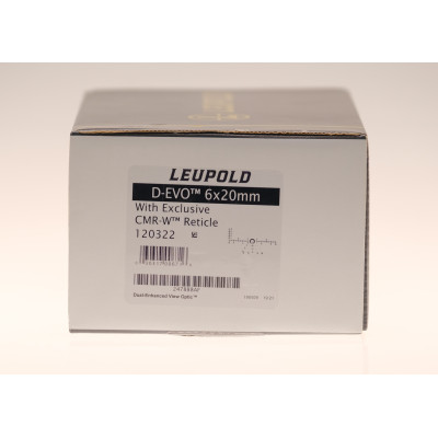 Leupold Scope, D-Evo, 6x20mm, With Exclusive CMR-W Rectical 